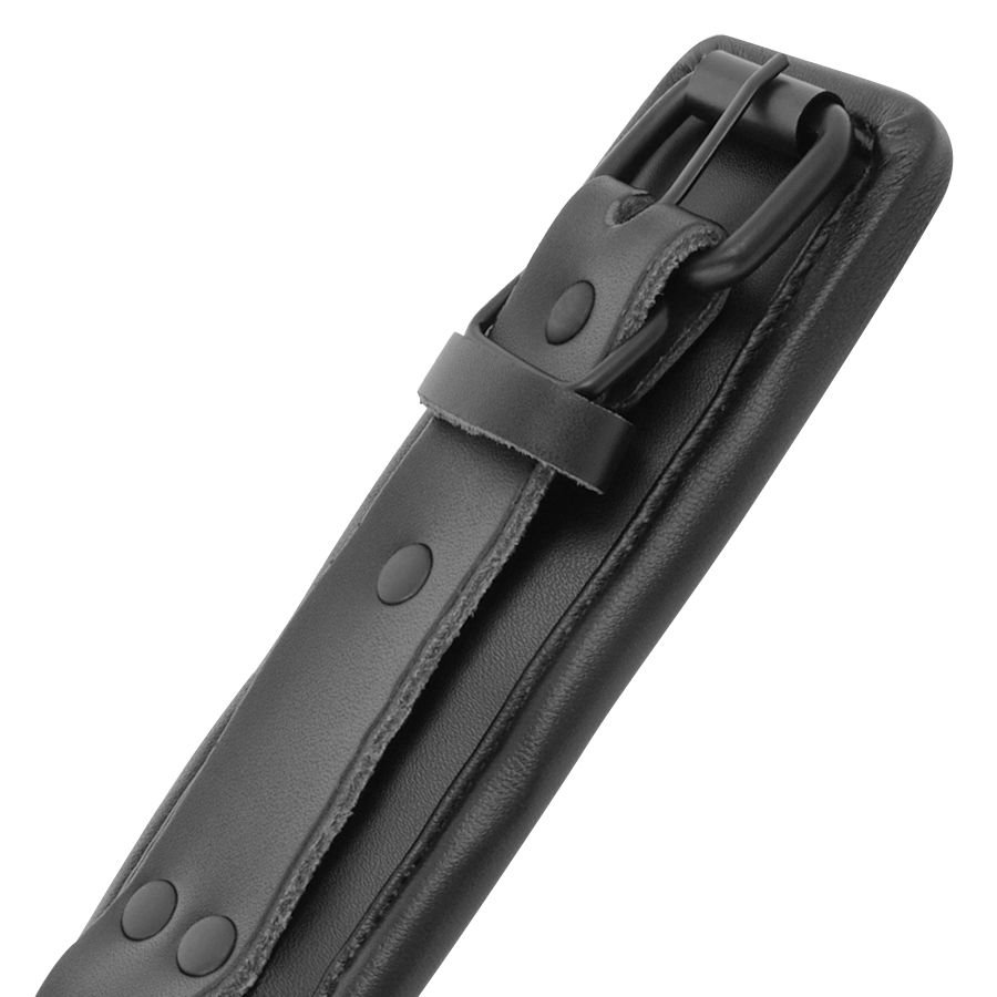 Ensemble de bondage en cuir noir