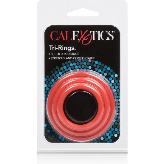 Anneau Triple Rouge Feu