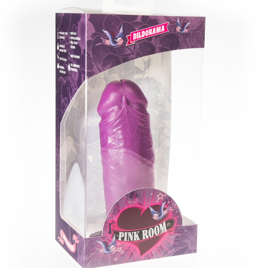 Pink room dael dildo realistico lila 18.5 cm