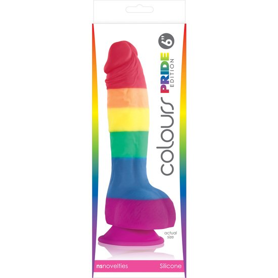 Colours pride edition pene silicona 15cm