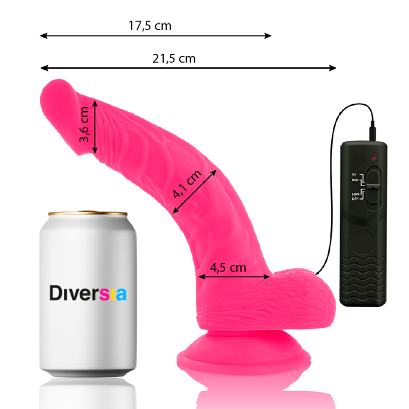FlexiVibe - Gode Vibrant Flexible 21,5 cm - Rose