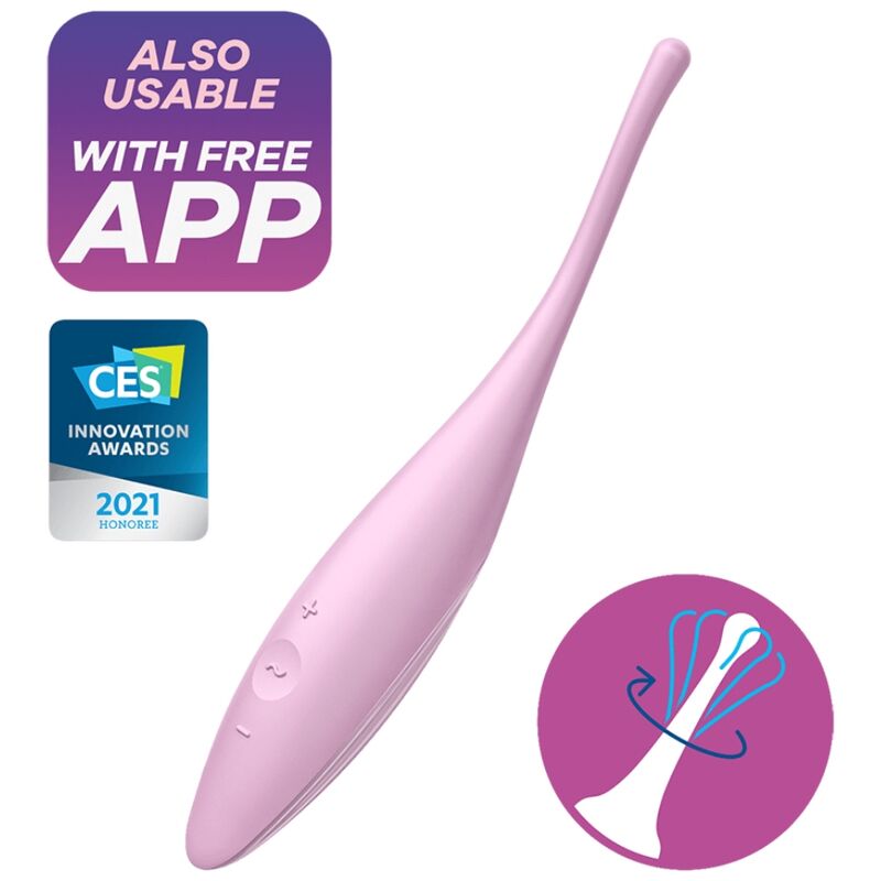Stimulateur de Clitoris Twirl Rose