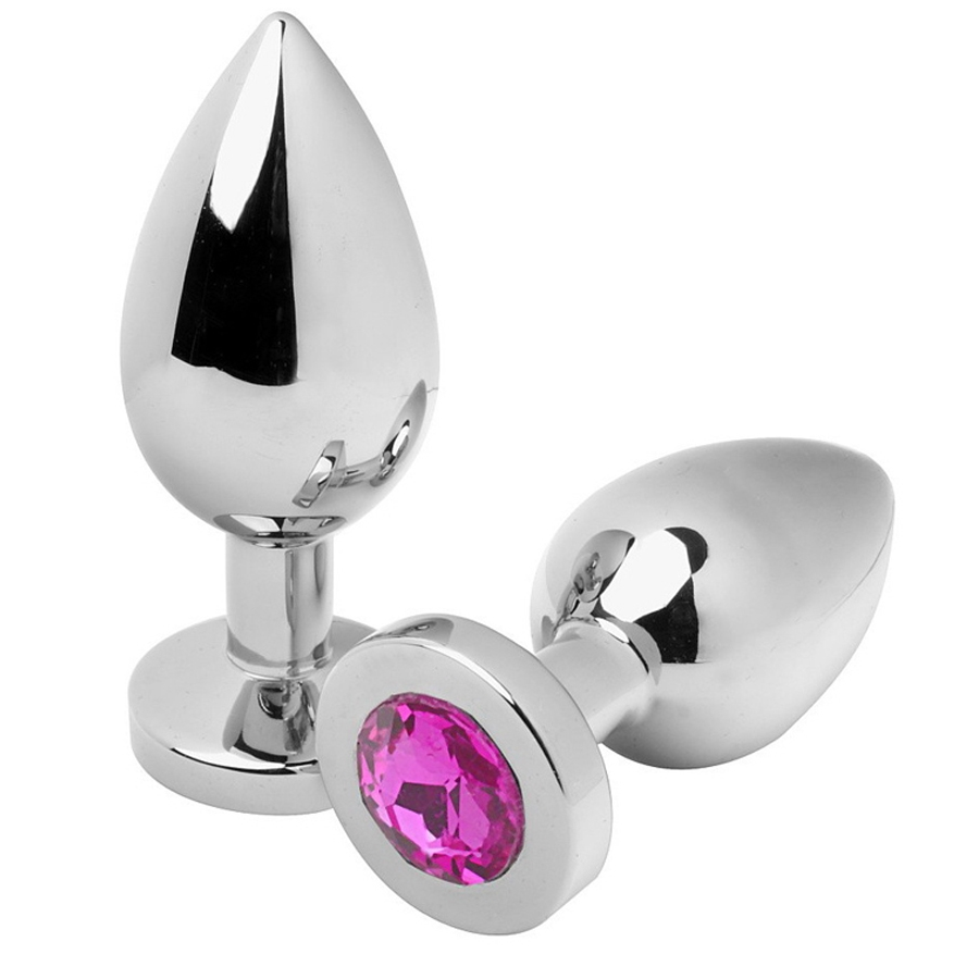 Diamant Rose: Plug Anal en Métal