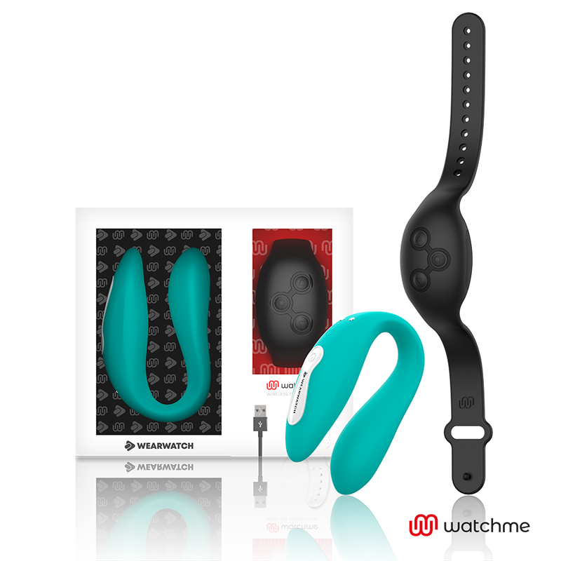Vibromasseur Watchme Dual Tech Aqua/Noir