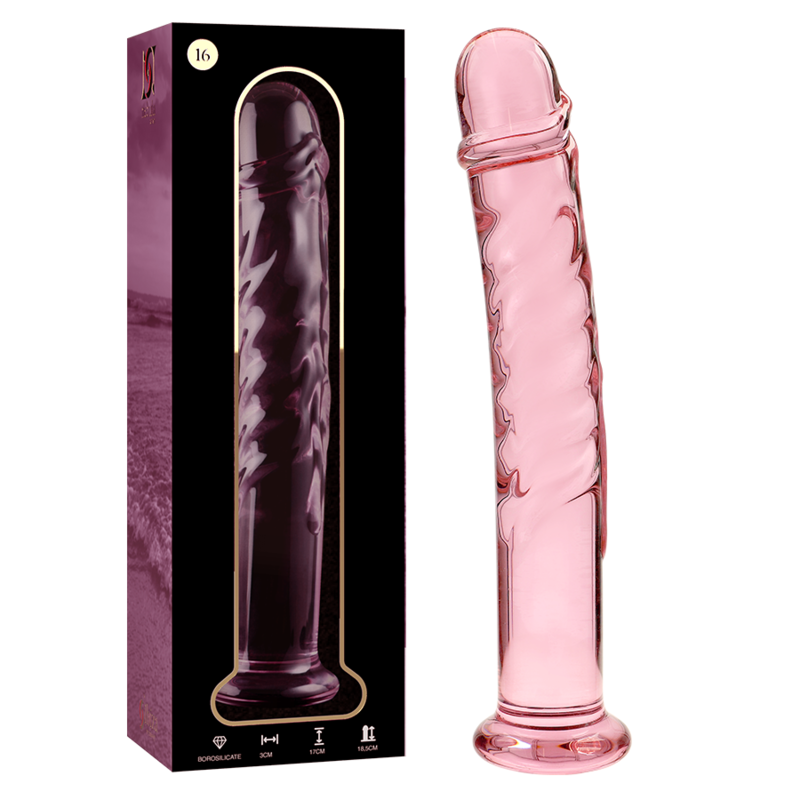 Dildo en Cristal Rosa Nebula