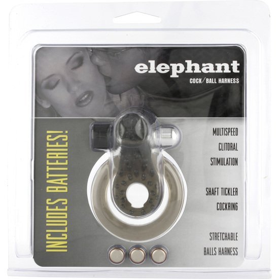 Anillo vibrador con elefante estimulador