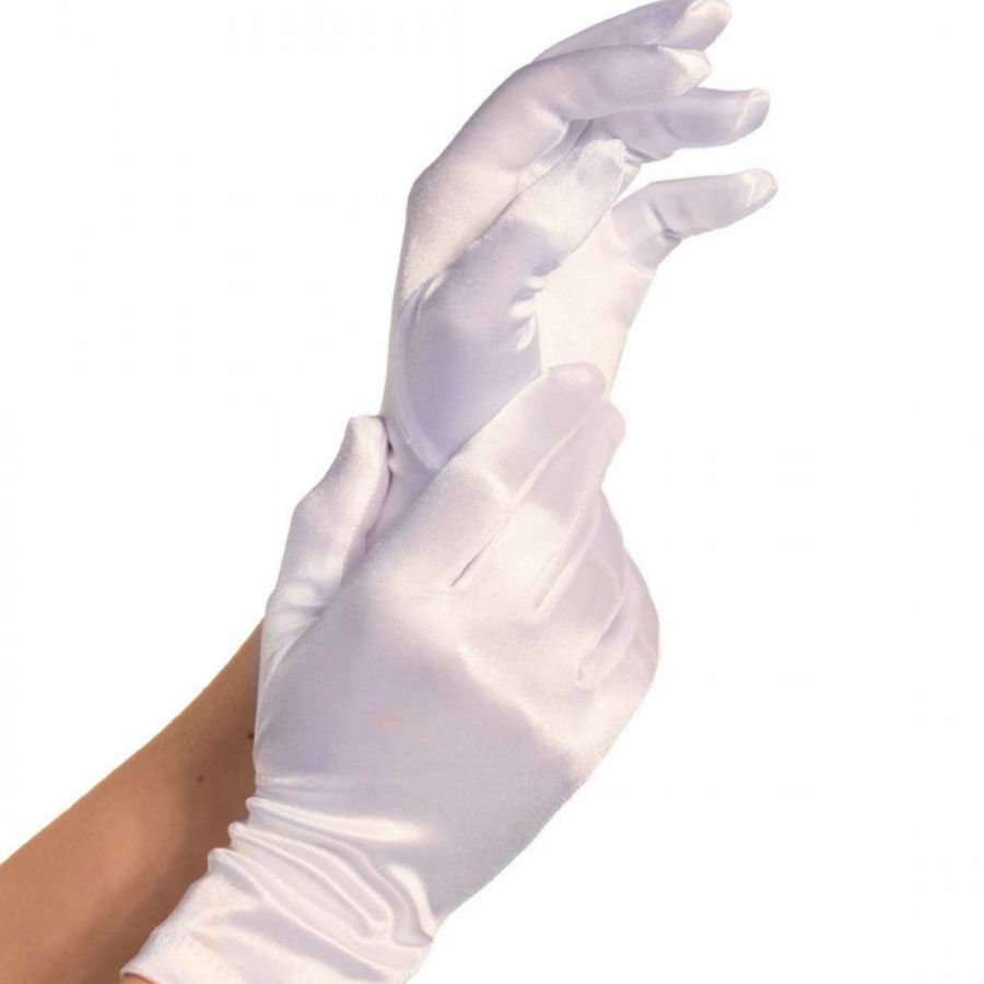 Gants Satin Blanc Glamour