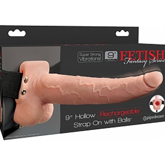 Fetish fantasy 9 - pene realistico con arnes, 22,9cm