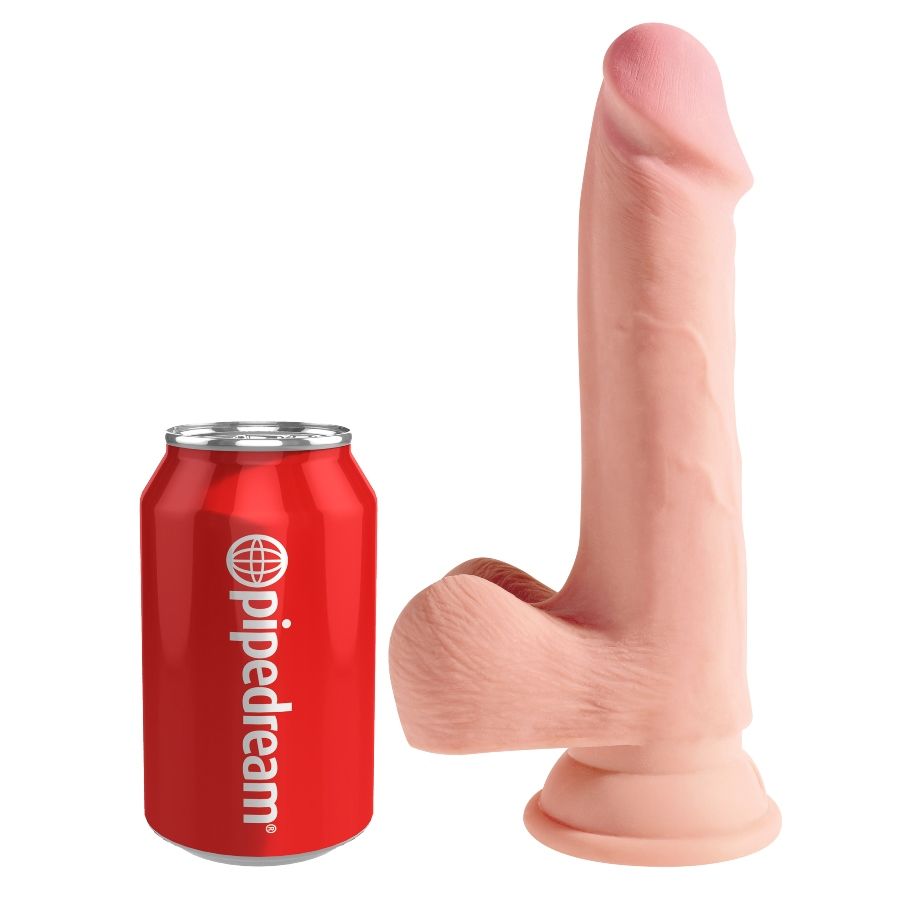 King cock - pene realístico con testículos triple densidad 22x9cm