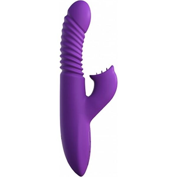 Vibromasseur Fantasy For Her Ultimate Thrusting Clit Stimulate-Her de Pipedream, avec ses stimulateurs clitoridiens