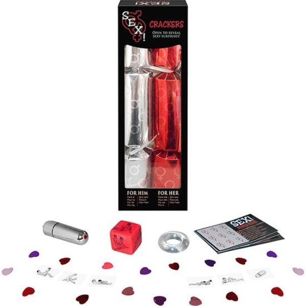 Jeu érotique Kheper Games SEX! Crackers, avec ses deux crackers pour lui et pour elle