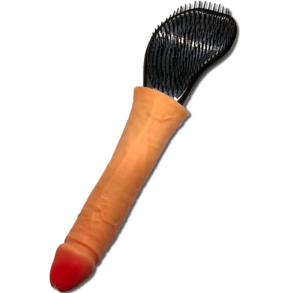 Brosse à cheveux Diablo Picante avec manche en forme de pénis