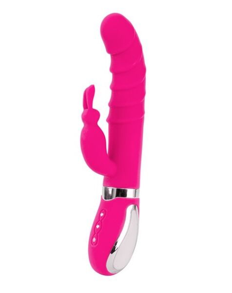Vibromasseur rabbit S Pleasures Realistic, disponible en Rose et Lilas