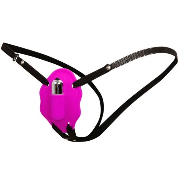Gode ceinture vibrant Baile Love Rider, avec culotte en silicone et mini-vibromasseur