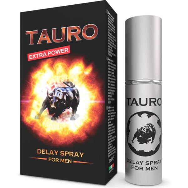 Spray retardant Tauro Extra de 5 ml, à base de plantes et sans anesthésiant
