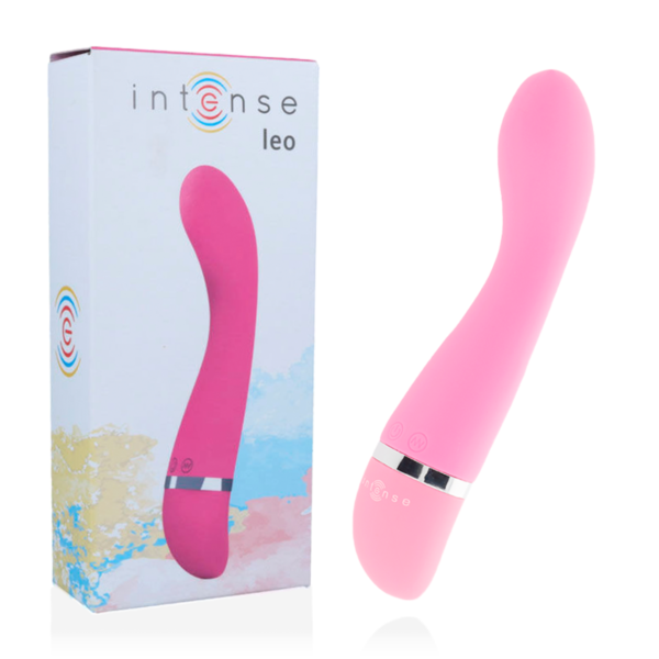 Vibromasseur Intense Leo en silicone, rose et lilas
