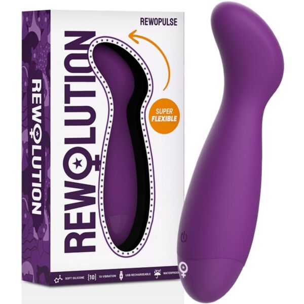 Vibromasseur point G Rewolution RewoPulse de couleur lilas