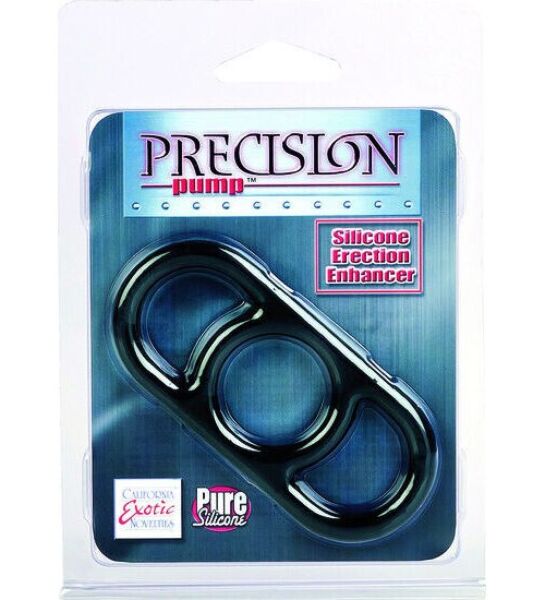 Anneau CalExotics Precision Pump Enhancer Black avec deux poignées