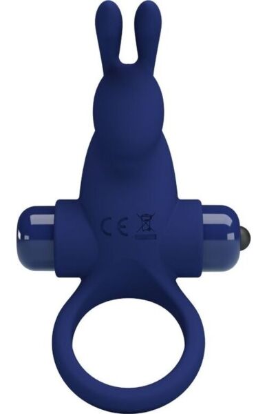 Anneau vibrant Pretty Love Jiro de couleur bleue