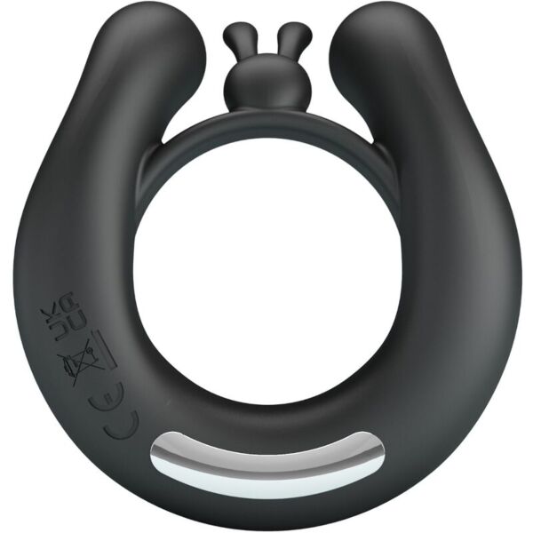 Anneau vibrant pour pénis Pretty Love BI-210324, en silicone