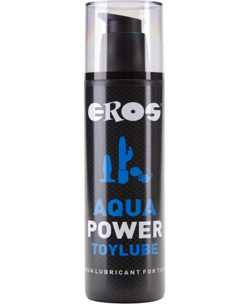 Flacon de 250 ml avec pompe doseuse du lubrifiant à base d'eau Eros Aqua Power Toylube