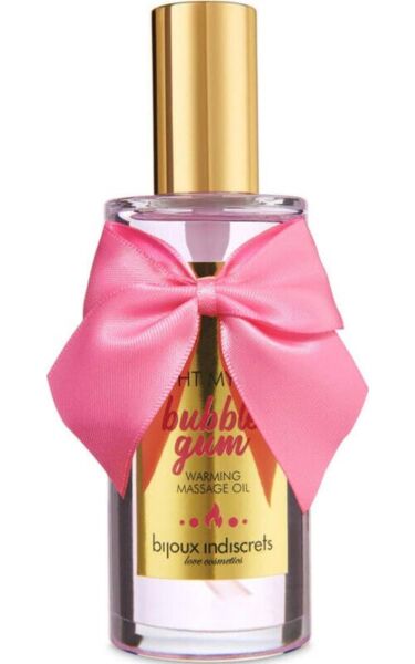 Bijoux Indiscrets Bubblegum Play Kit avec son huile chauffante, son gel de massage et son gloss