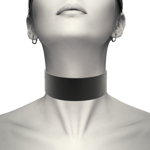 Choker noir Coquette Chic Desire, collier réglable d'inspiration BDSM