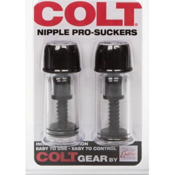 Ventouses à tétons Colt Nipple Pro-Suckers avec cylindre et mécanisme de réglage par rotation