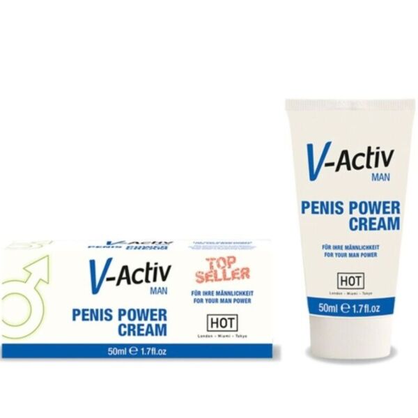 Crème HOT V-ACTIV pour homme, flacon de 50 ml