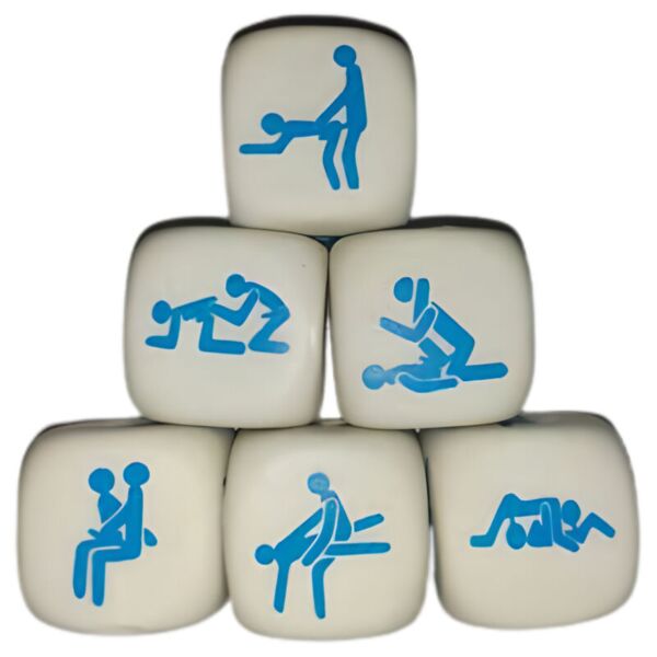 Dé Kamasutra Diablo Picante pour homme, blanc et rigide