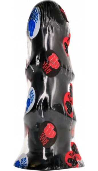 Gode All Black Triple Wand de 17 cm, avec ses trois reliefs étagés