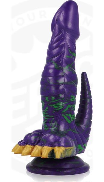 Dildo Epic Crocotta Mystic Aurora avec sa base