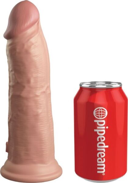 Gode réaliste King Cock Elite 20,3 cm en silicone, avec base à ventouse