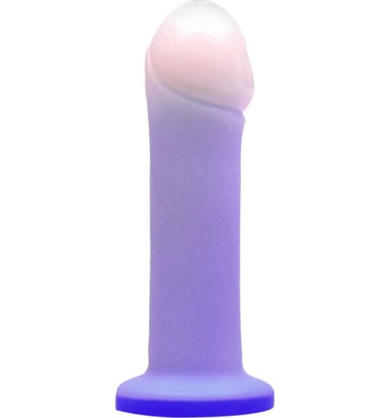 Gode Tantus Duchess Twilight en silicone double densité, avec base à ventouse