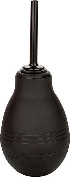 Douche anale CalExotics One-Way Anal Douche noire, avec sa poire et sa canule