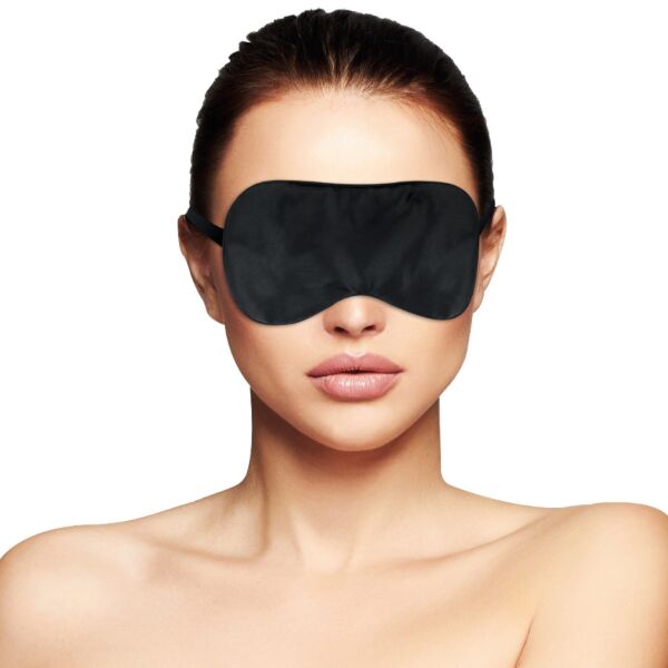 Masque Darkness Bondage Basic avec son élastique réglable