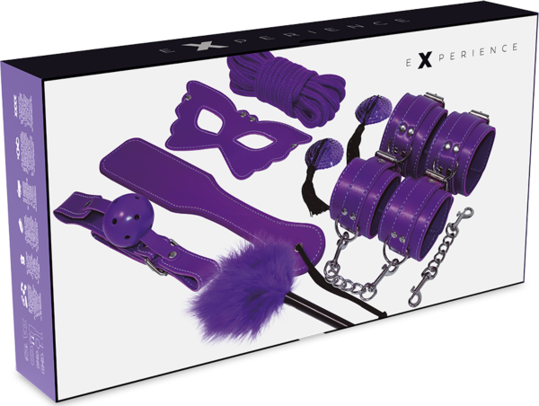 Experience BDSM Fetish Kit Purple Series et ses accessoires de bondage violets