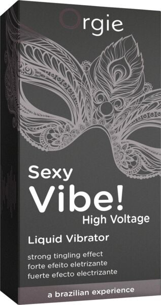 Flacon airless de 15 ml du gel stimulant Orgie Sexy Vibe High Voltage
