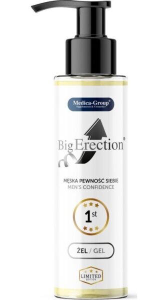Flacon du gel intime BigErection Gel 150 ml de Medica Group
