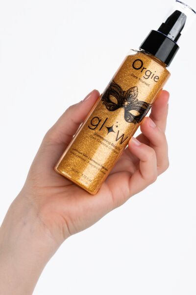 Flacon spray de l'huile corporelle Orgie Glow Shimmering de 110 ml