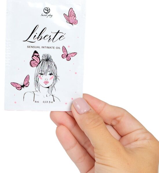 Sachet monodose de l'huile hydratante intime Secret Play Liberté