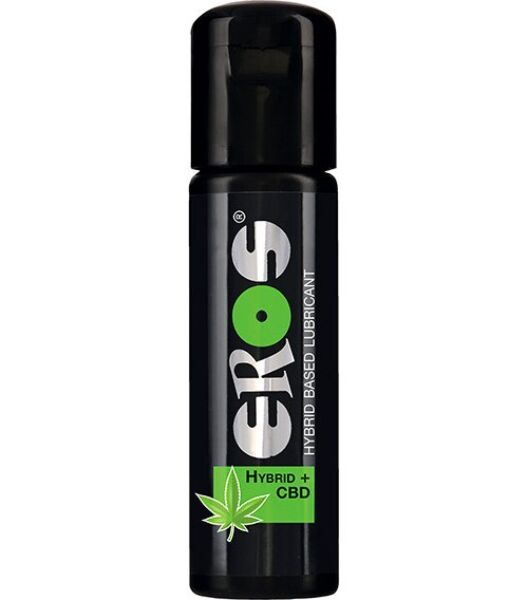 Flacon de lubrifiant Eros Hybrid + CBD de 100 ml