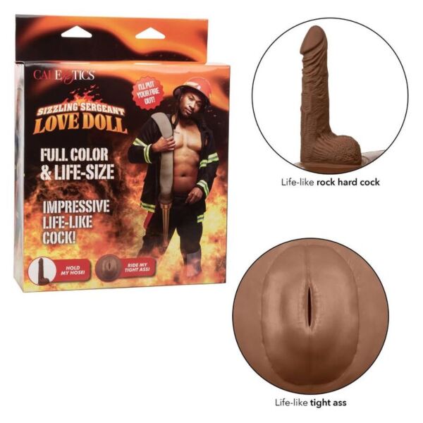 Poupée gonflable masculine CalExotics Sizzling Sergeant