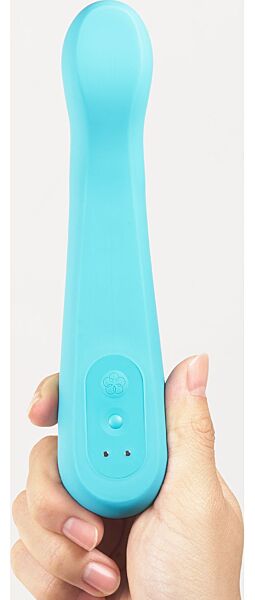Vibromasseur iroha Tsuki+ Aonami bleu, à pointe mobile