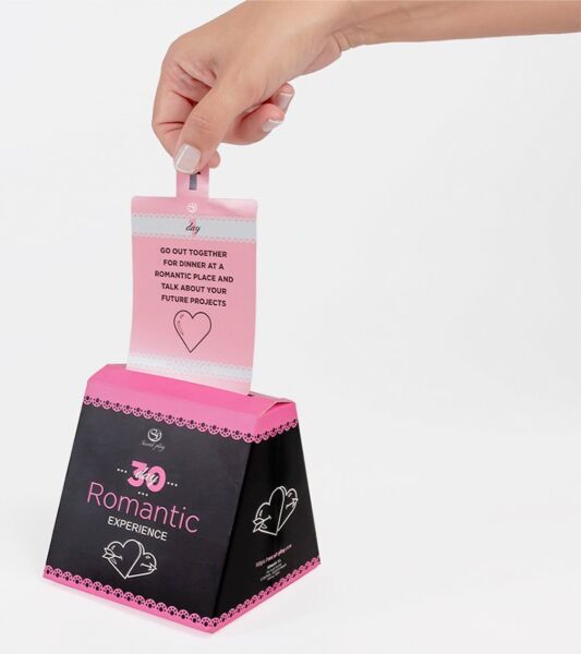 Jeu de cartes Secret Play 30 jours Romantic Experience avec ses cartes de défis