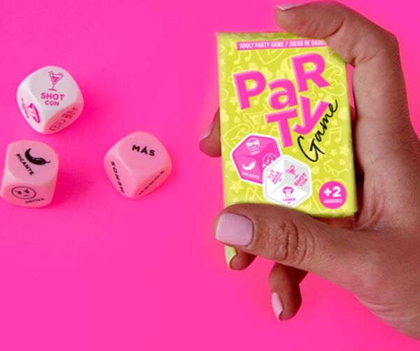 Jeu de dés érotique pour adultes Sexitive Party Game, avec ses 3 dés
