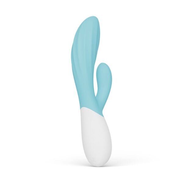 Vibromasseur rabbit LELO INA Twist avec ses deux embouts