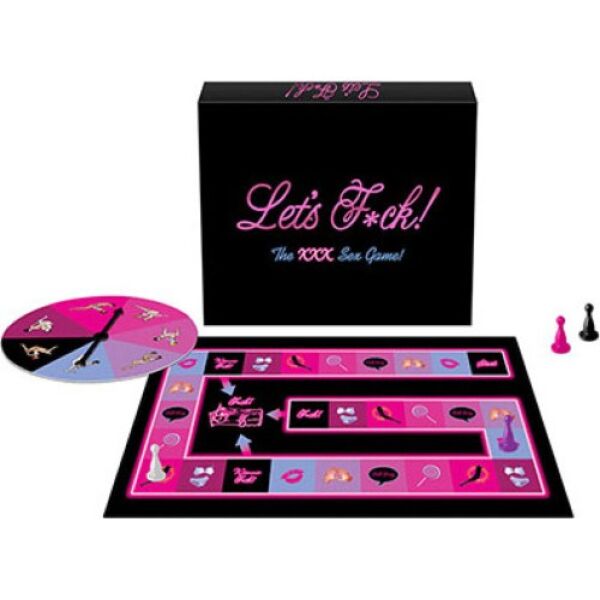 Jeu érotique Kheper Games Let's F*ck avec plateau, roulette et pions