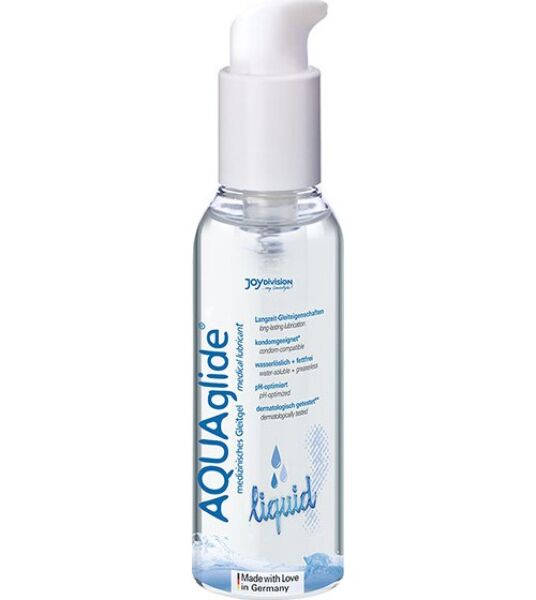 Flacon de lubrifiant à base d'eau Joydivision AQUAglide liquid de 125 ml