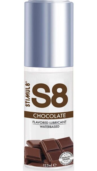 Lubrifiant aromatisé Stimul8 S8 chocolat, à base d'eau